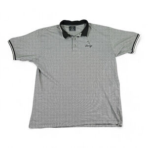 Vintage Chicago White Sox Polo Shirt Adult EXTRA LARGE Black White Checks 90s